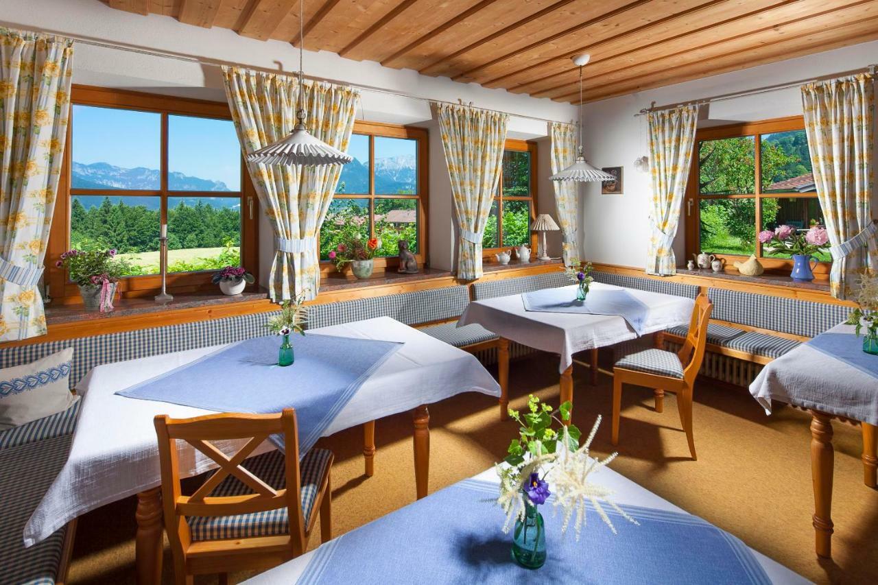Pension Waldklause, Doppelzimmer Mit Balkon, Dusche, Wc Königssee Exteriör bild