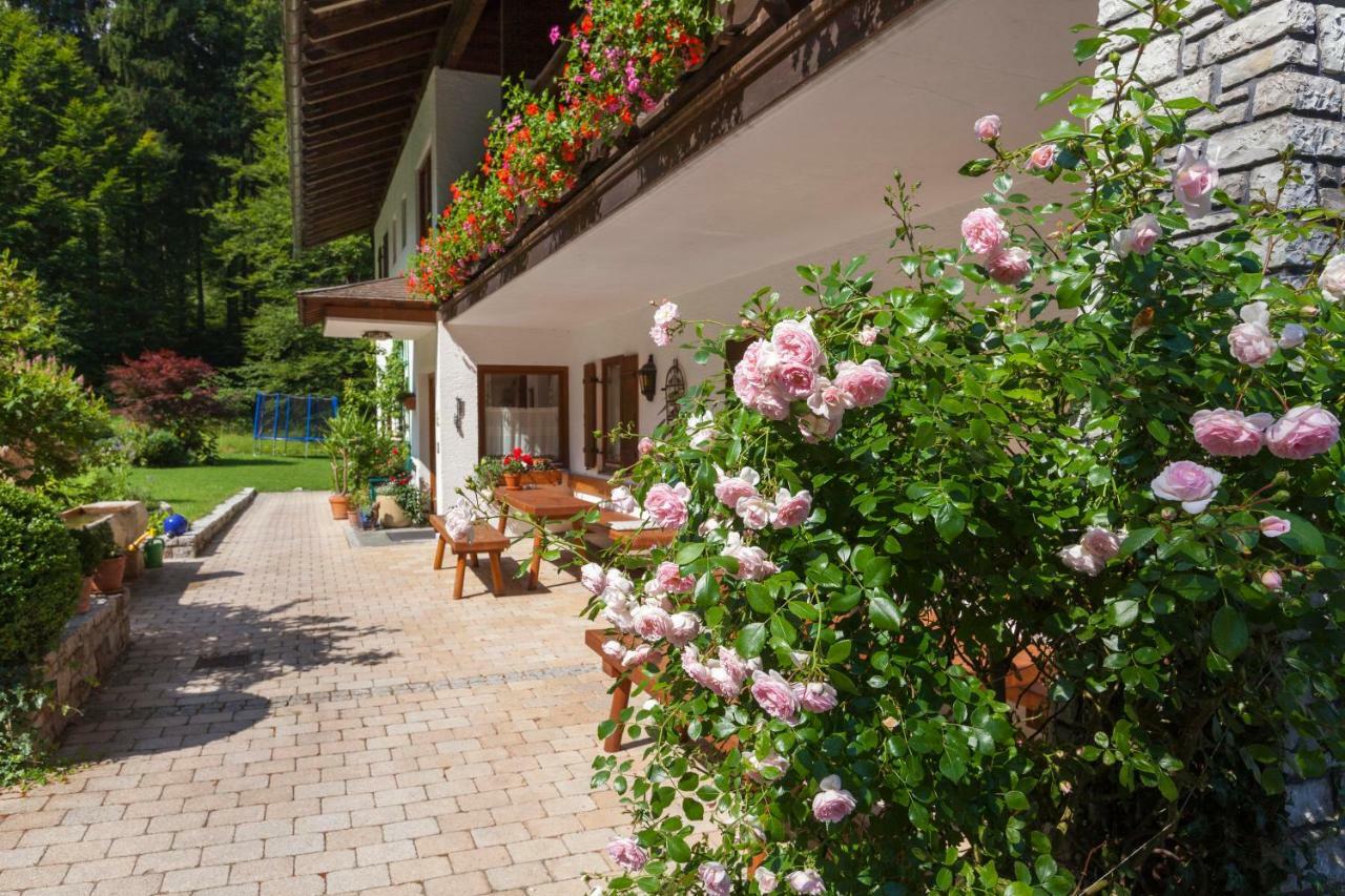 Pension Waldklause, Doppelzimmer Mit Balkon, Dusche, Wc Königssee Exteriör bild