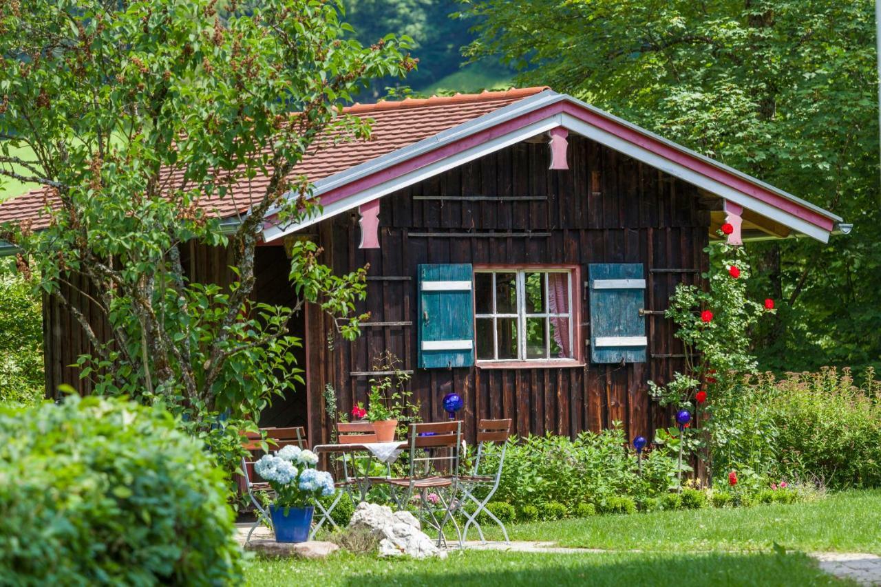 Pension Waldklause, Doppelzimmer Mit Balkon, Dusche, Wc Königssee Exteriör bild
